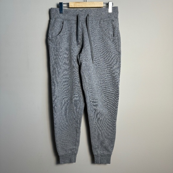 Tuff Athletics Women's Fleece Joggers Sweatpants Gray Small Elastic Waistband - Picture 1 of 13